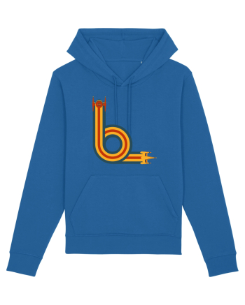 Retro Vintage Star Wars  Royal Blue