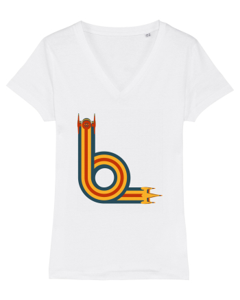 Retro Vintage Star Wars  White