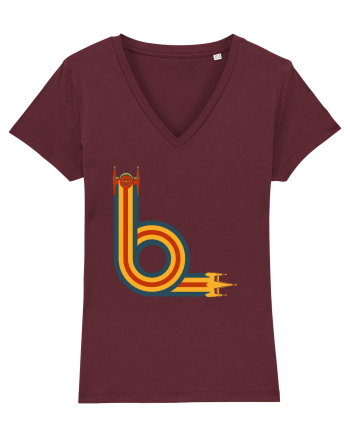 Retro Vintage Star Wars  Burgundy