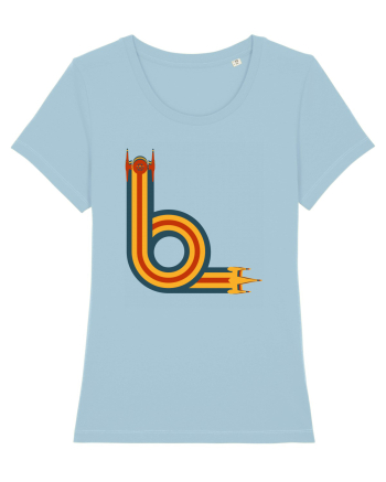 Retro Vintage Star Wars  Sky Blue