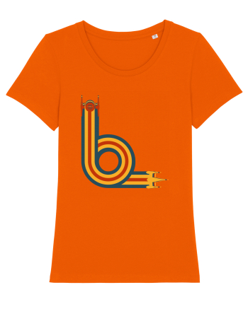 Retro Vintage Star Wars  Bright Orange