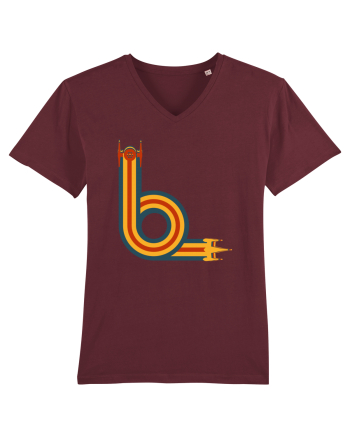 Retro Vintage Star Wars  Burgundy