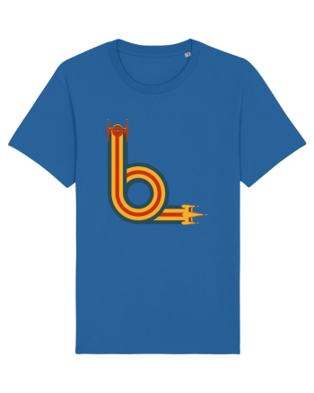 Retro Vintage Star Wars  Royal Blue