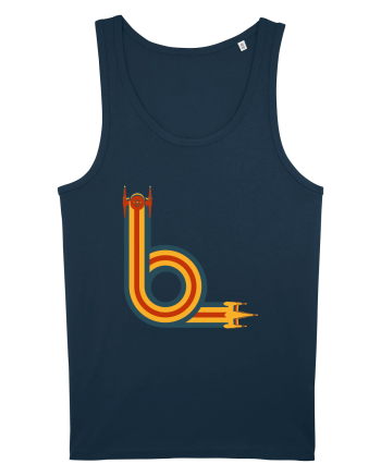 Retro Vintage Star Wars  Navy