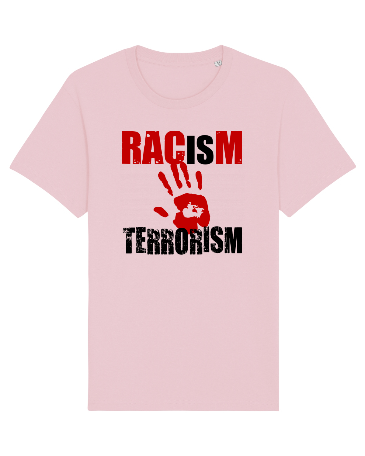 Tricou mânecă scurtă Unisex Rocker Cotton Pink