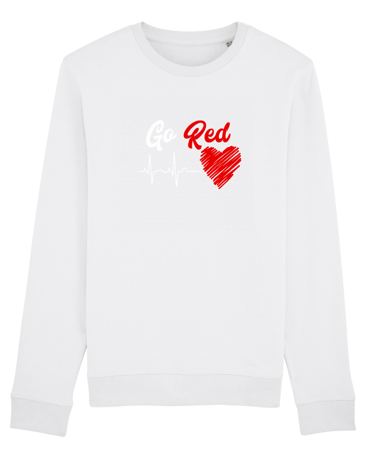 Bluză mânecă lungă Unisex Rise White