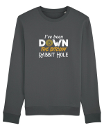 Down the rabbit hole Bluză mânecă lungă Unisex Rise