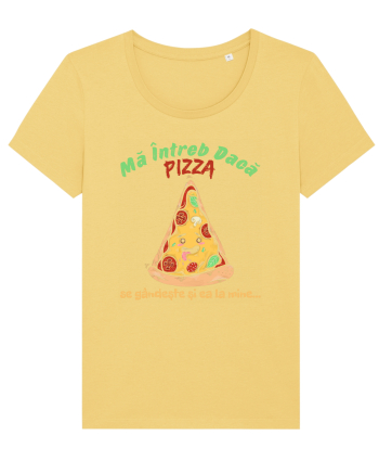 Ma intreb daca pizza se gandeste si ea la mine Jojoba