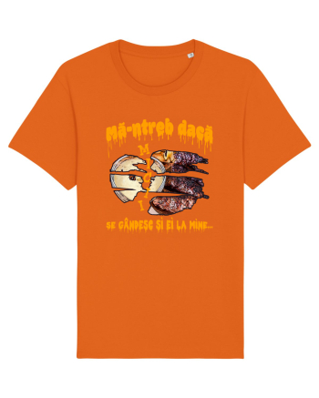 Ma intreb daca micii se gandesc si ei la mine Bright Orange