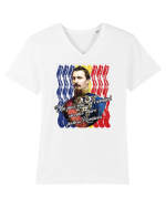 Un pas mare pentru România Tricou mânecă scurtă guler V Bărbat Presenter
