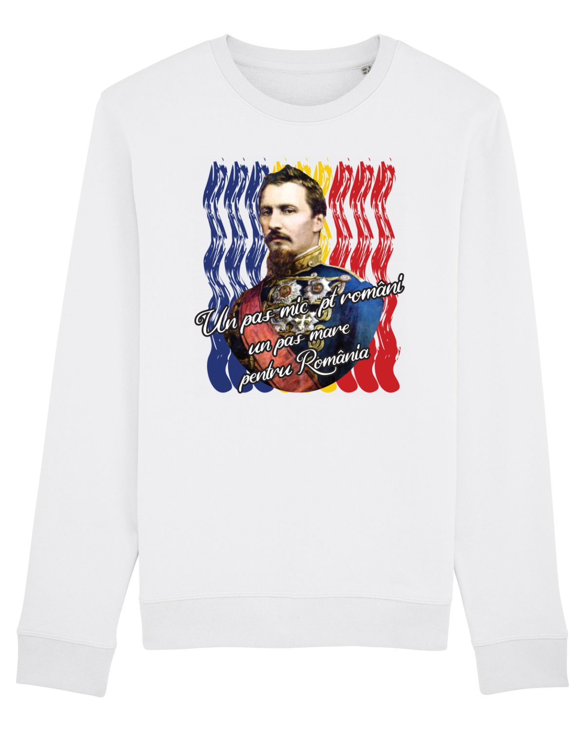 Bluză mânecă lungă Unisex Rise White