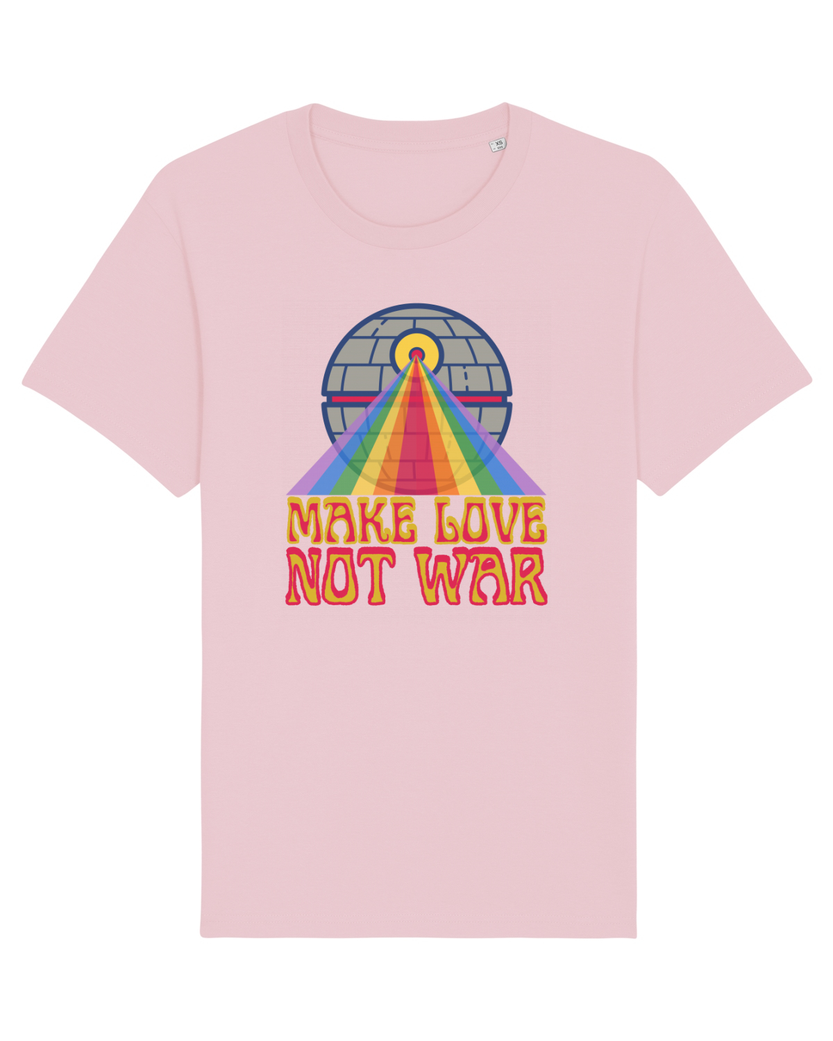 Tricou mânecă scurtă Unisex Rocker Cotton Pink