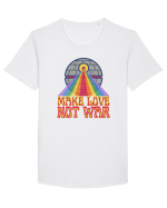 Retro Vintage Star Wars  Tricou mânecă scurtă guler larg Bărbat Skater