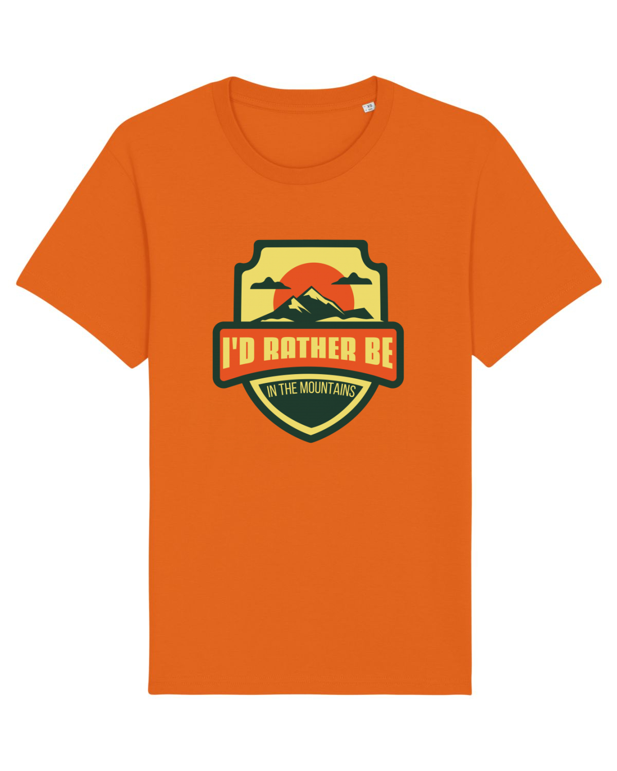 Tricou mânecă scurtă Unisex Rocker Bright Orange