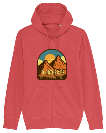 I'd Rather Be In The Mountains Carmine Red