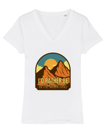 I'd Rather Be In The Mountains White
