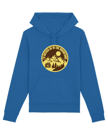 I'd Rather Be In The Mountains Royal Blue