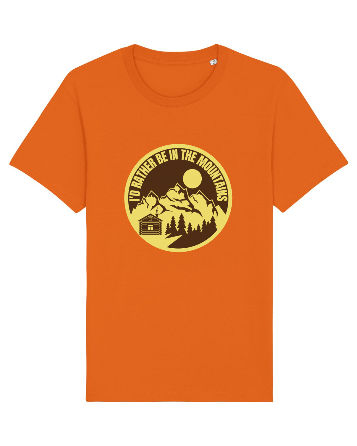 Tricou mânecă scurtă Unisex Rocker Bright Orange