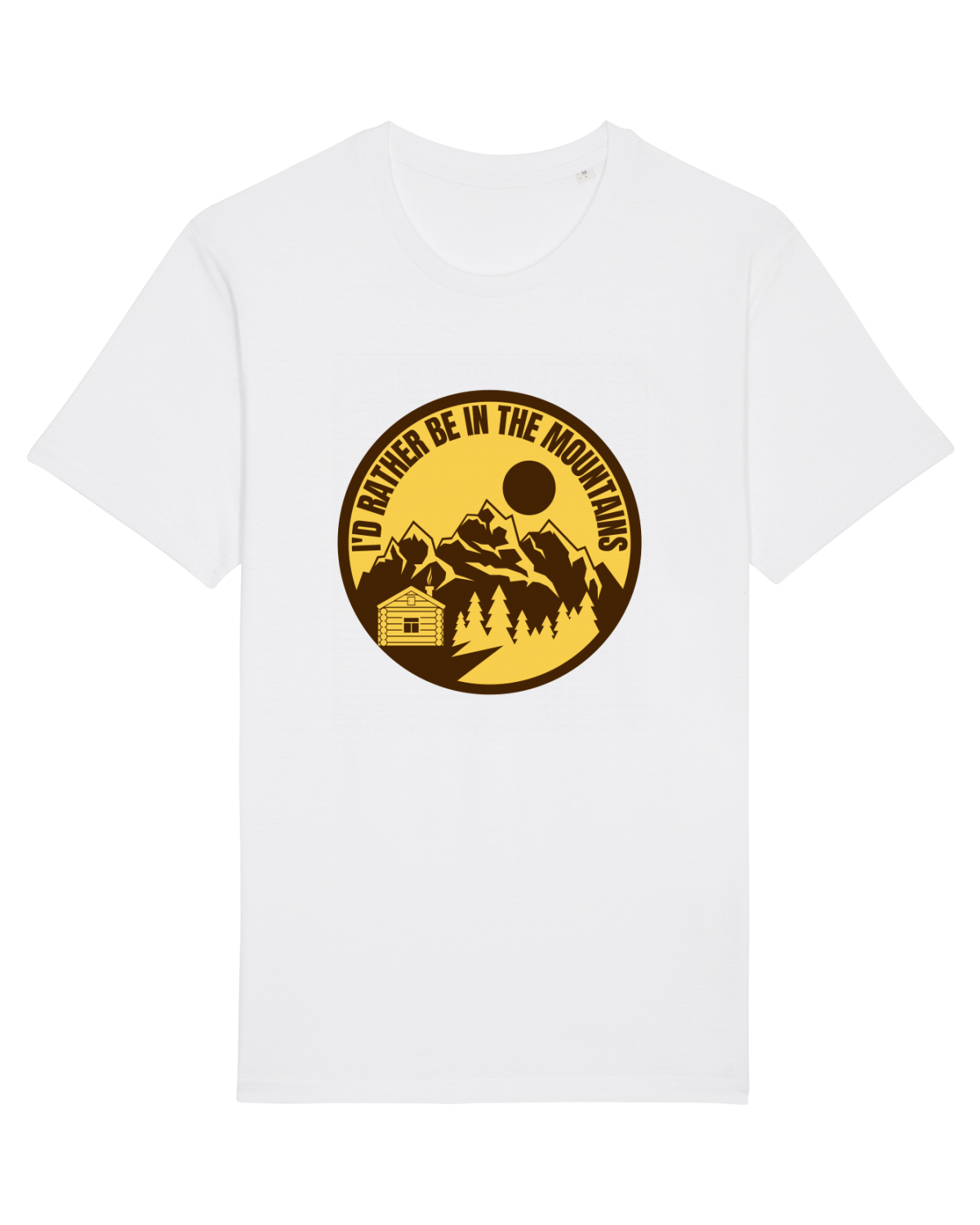 Tricou mânecă scurtă Unisex Rocker White