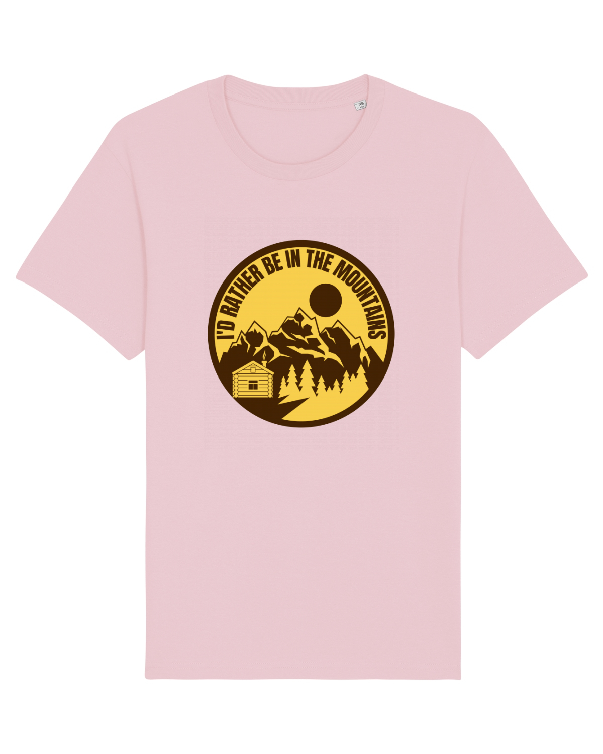 Tricou mânecă scurtă Unisex Rocker Cotton Pink