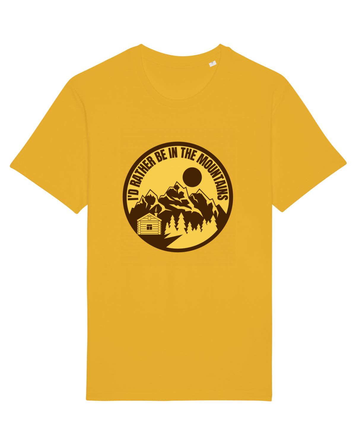 Tricou mânecă scurtă Unisex Rocker Spectra Yellow