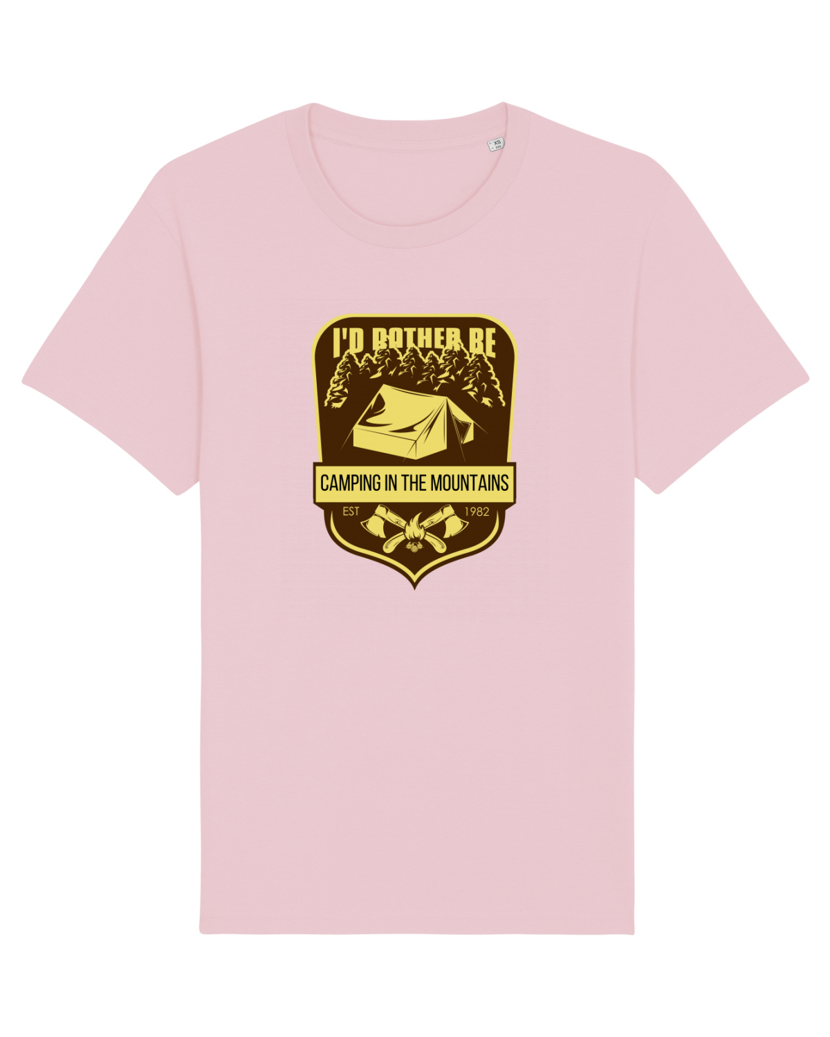 Tricou mânecă scurtă Unisex Rocker Cotton Pink