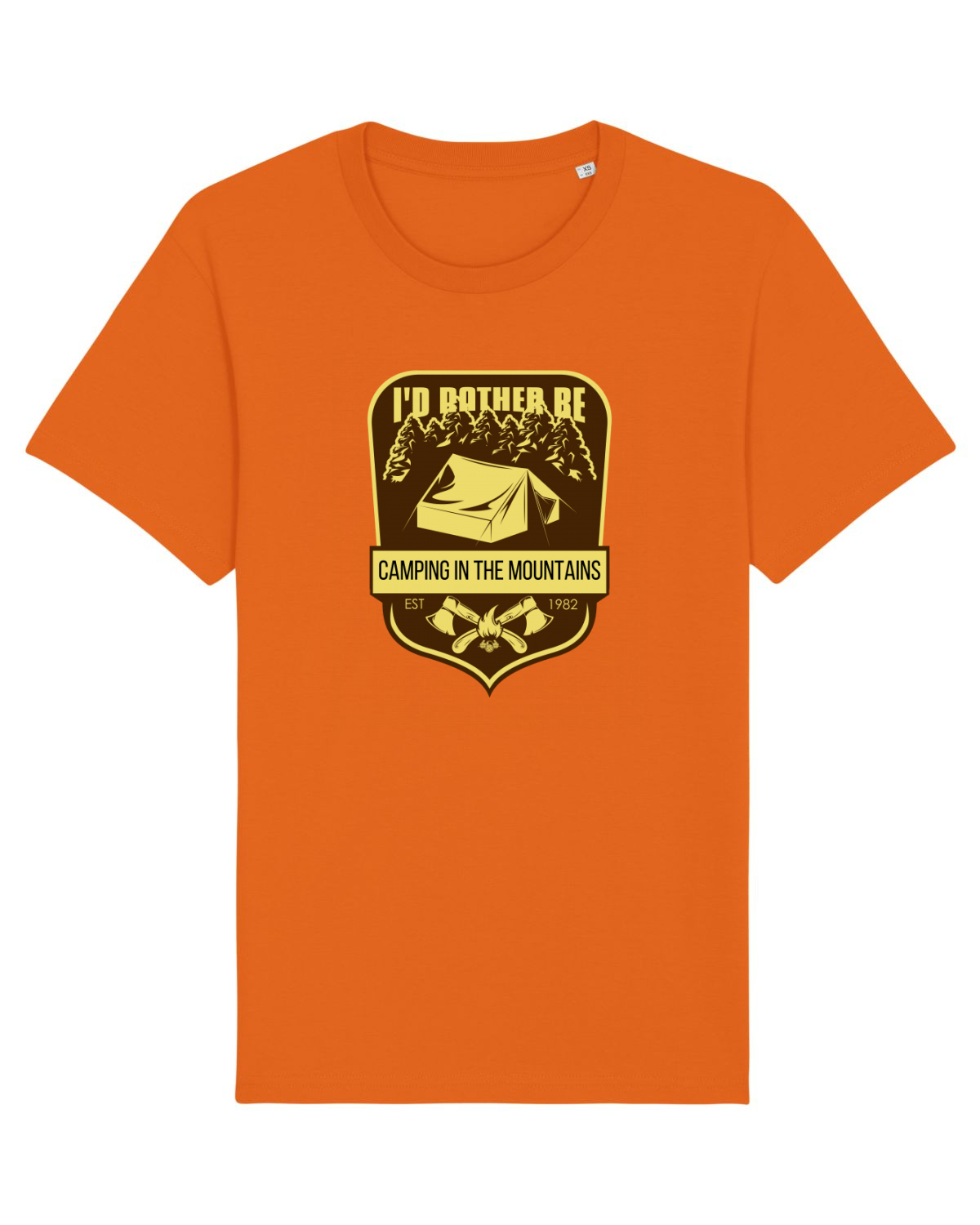 Tricou mânecă scurtă Unisex Rocker Bright Orange