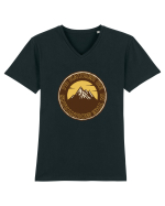 I'd Rather Be In The Mountains Tricou mânecă scurtă guler V Bărbat Presenter