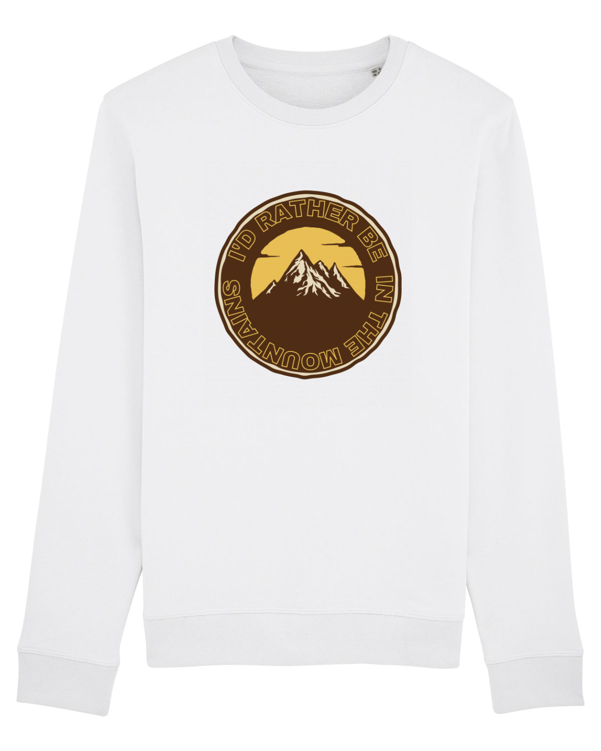 Bluză mânecă lungă Unisex Rise White