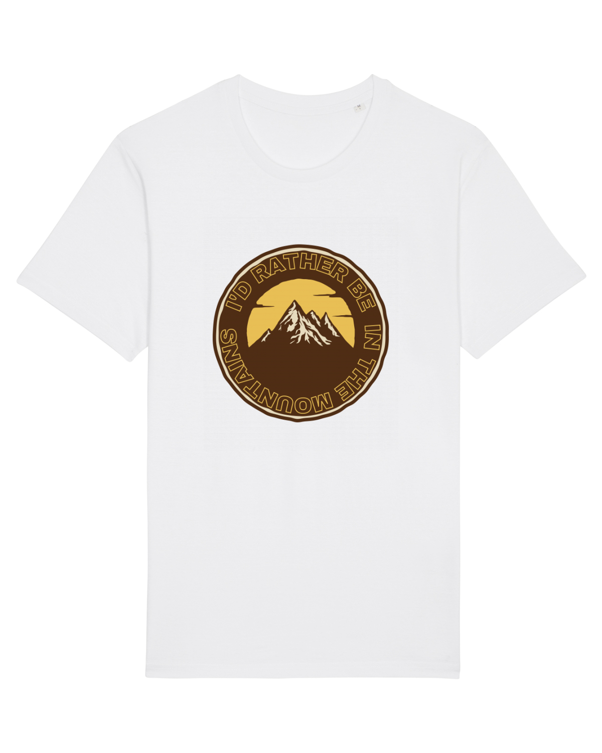 Tricou mânecă scurtă Unisex Rocker White