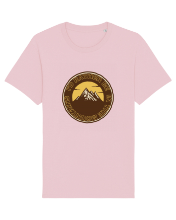 I'd Rather Be In The Mountains Cotton Pink