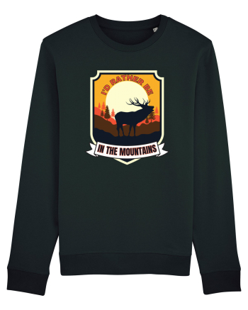 I'd Rather Be In The Mountains Black