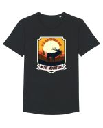 I'd Rather Be In The Mountains Tricou mânecă scurtă guler larg Bărbat Skater
