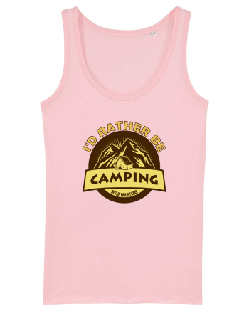 I'd Rather Be In The Mountains Cotton Pink