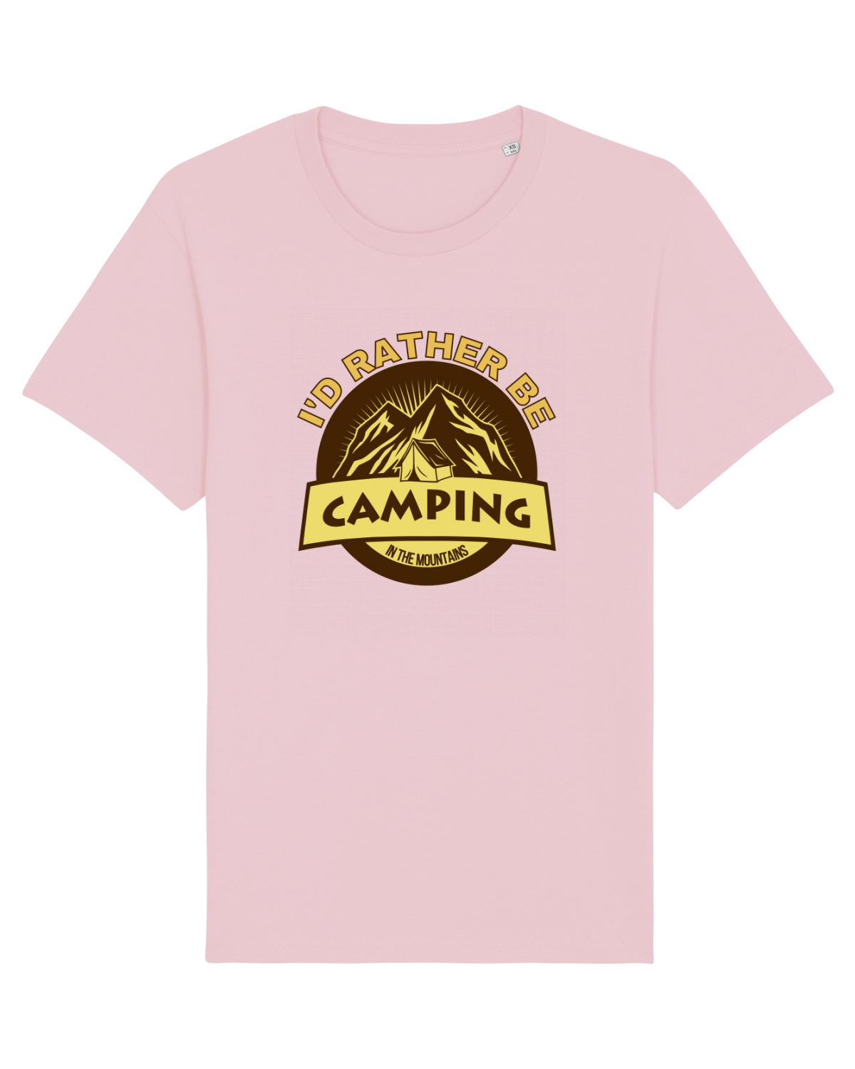 Tricou mânecă scurtă Unisex Rocker Cotton Pink