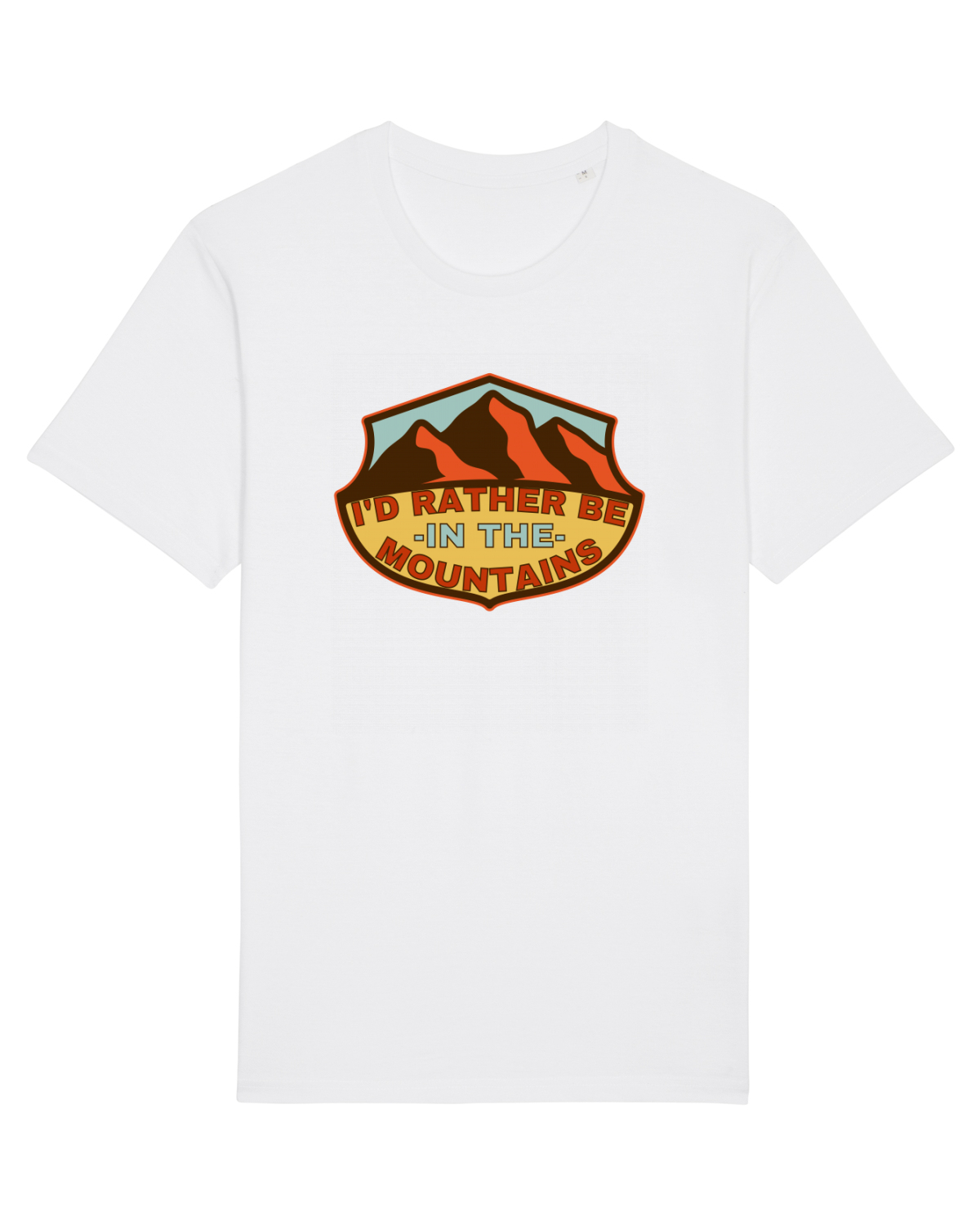 Tricou mânecă scurtă Unisex Rocker White
