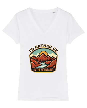 I'd Rather Be In The Mountains White