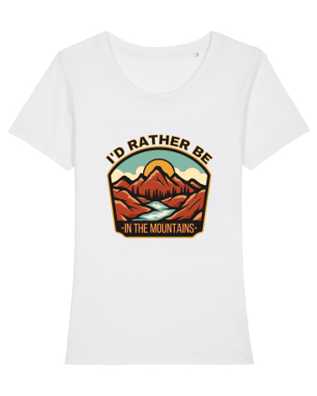 I'd Rather Be In The Mountains White
