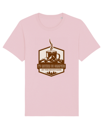 I'd Rather Be In The Mountains Cotton Pink