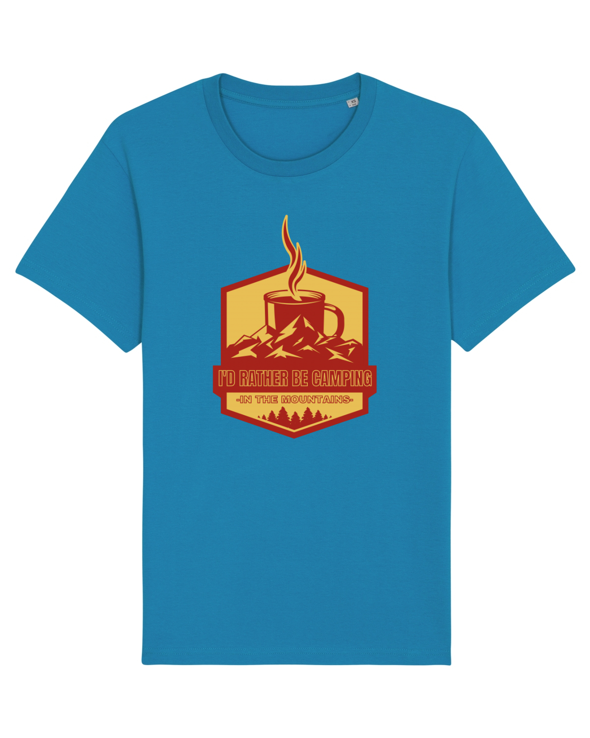 Tricou mânecă scurtă Unisex Rocker Azur