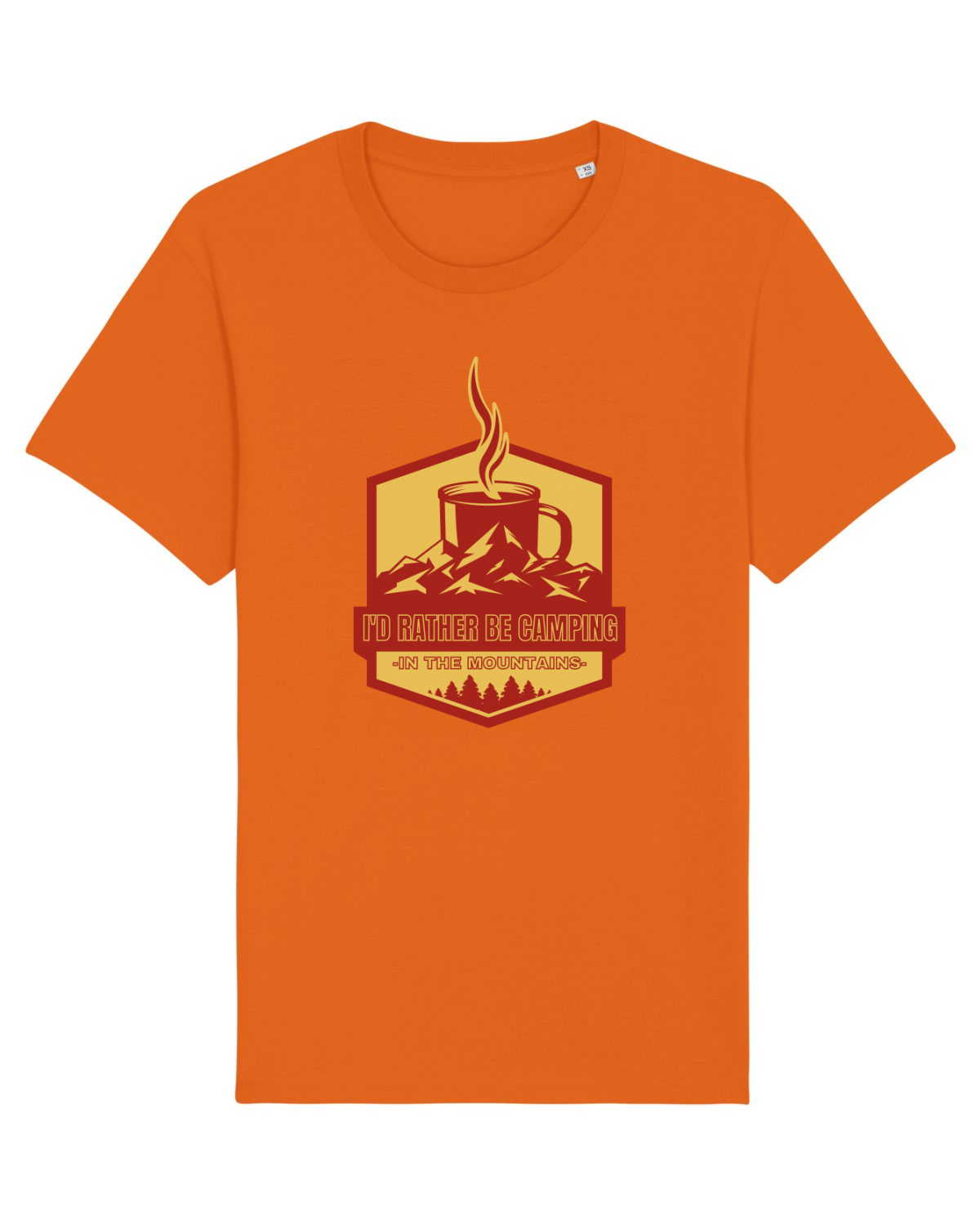 Tricou mânecă scurtă Unisex Rocker Bright Orange