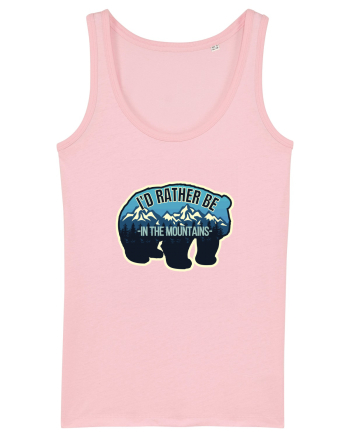 I'd Rather Be In The Mountains Cotton Pink