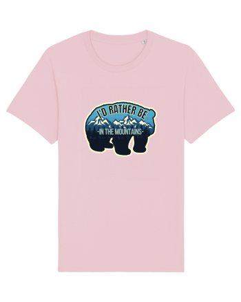 I'd Rather Be In The Mountains Cotton Pink
