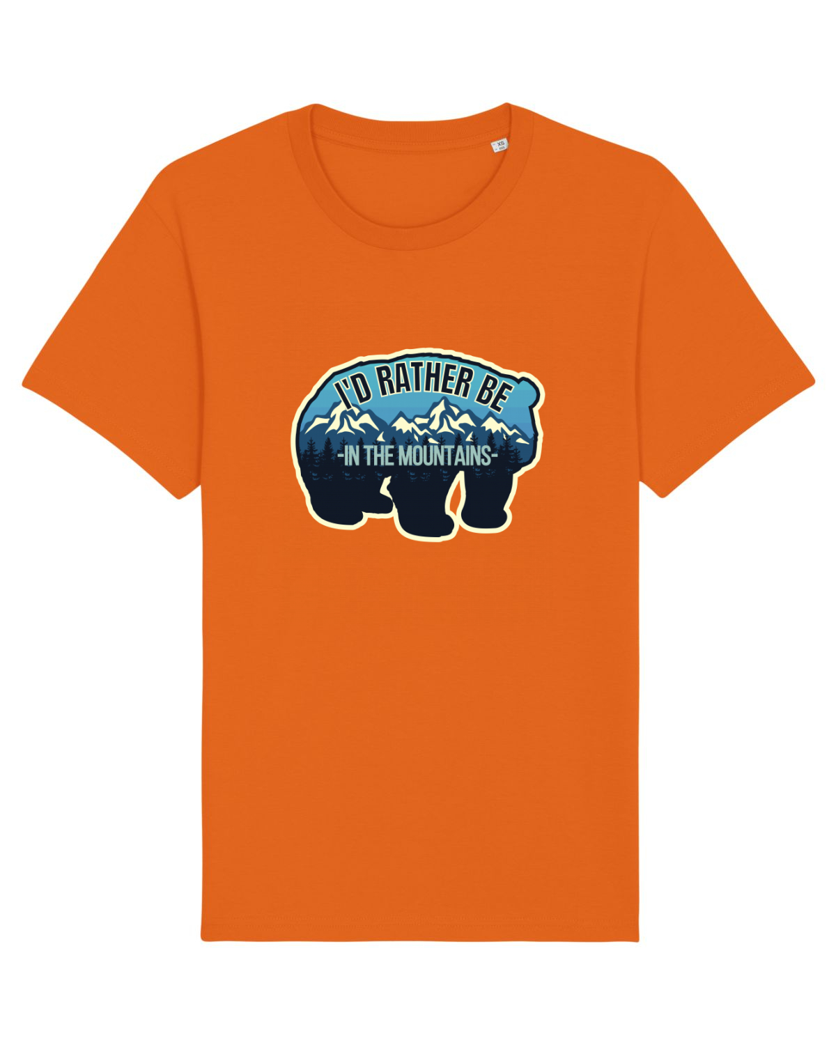 Tricou mânecă scurtă Unisex Rocker Bright Orange