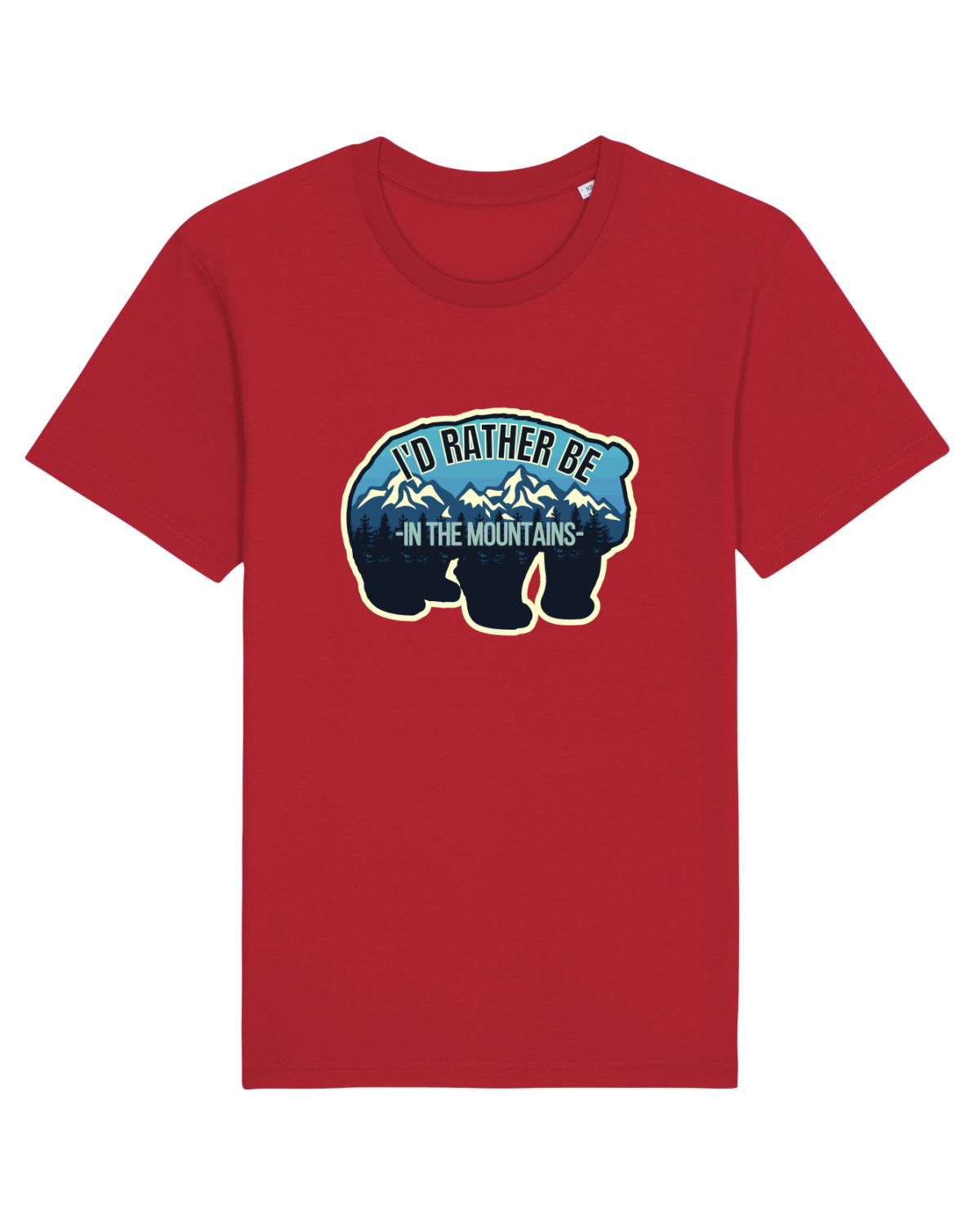 Tricou mânecă scurtă Unisex Rocker Red