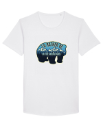I'd Rather Be In The Mountains Tricou mânecă scurtă guler larg Bărbat Skater
