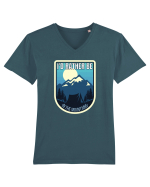I'd Rather Be In The Mountains Tricou mânecă scurtă guler V Bărbat Presenter
