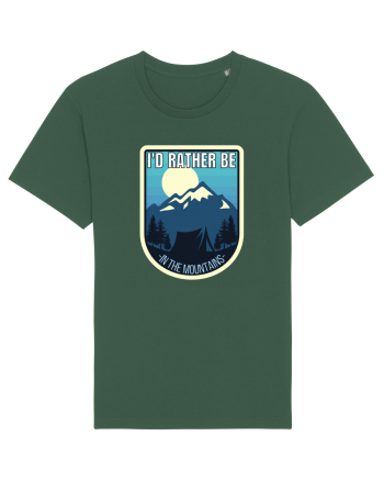 I'd Rather Be In The Mountains Bottle Green