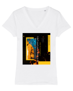 I believe in me Tricou mânecă scurtă guler V Damă Evoker