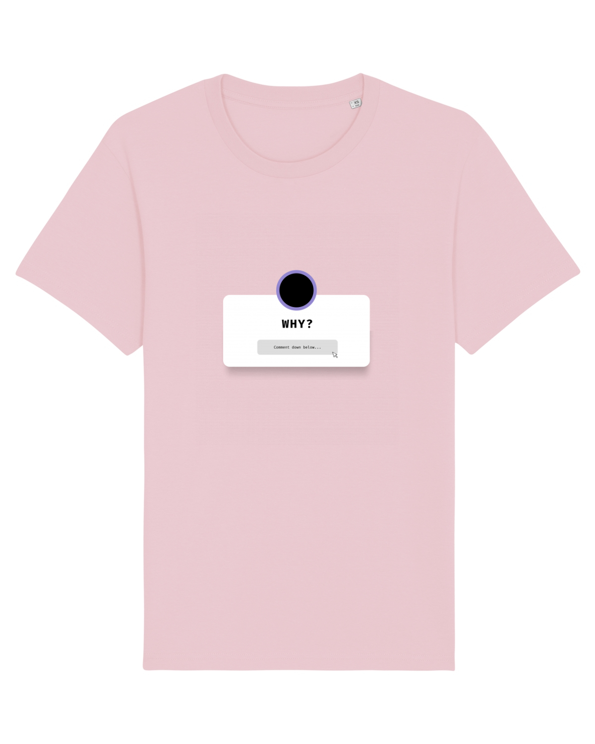 Tricou mânecă scurtă Unisex Rocker Cotton Pink